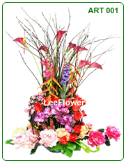( ART 001  ) Chinese New Year Artificial Flowers Arrangement
