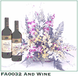 FA0032 and 2 Bottles of Red Wine