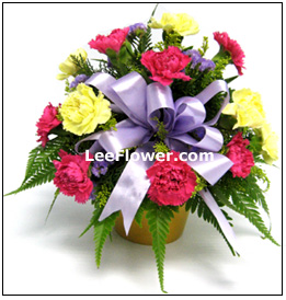 (  FA0038  )  With Appreciation   |    Mixed Flower Arrangement with Carnation.