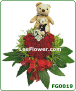 FG0019      |||      Carnation Bear Love