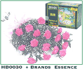 HB0030 with 6 bottle Brand's Essence of Chicken. 