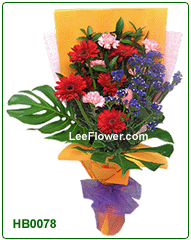 HB0078  ( Mixed Flowers for Hand Bouquet )