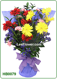 HB0079  ( Mixed Flowers for Hand Bouquet )