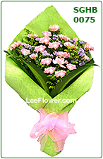 Mother's Heart  ( SGHB 0075 )   18 Stalks of Pink Carnation for Hand Bouquet 