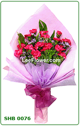 Endless Love  ( SHB0076 ) 12 Stalks of Cherry Pink Carnation for Hand Bouquet.