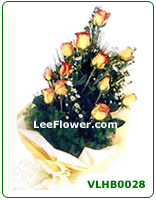 Click to BUY      ( VLHB0028 )  - 12 Stalks of Roses For Hand Bouquet - Flower Delivery Service to Sabah and Sarawak.