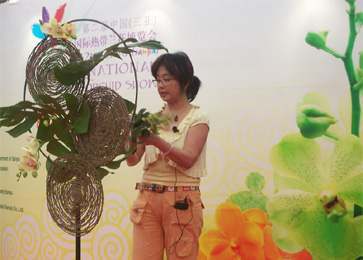 Ms. Kathy AIFD -  In China for the 2nd  China ( sanya ) International Orchid Show. ... 28th December  2007