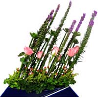 Student's Flower Arrangement  at Lee Flower Design Academy