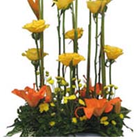Student's Flower Arrangement  at Lee Flower Design Academy